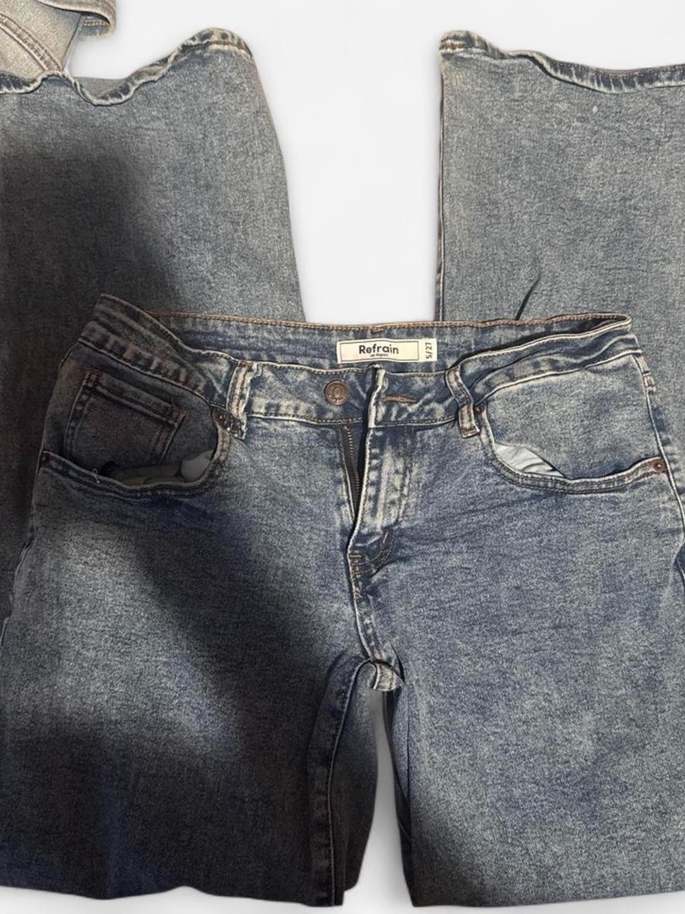 Women's Boot Cut Jeans in Faded Blue